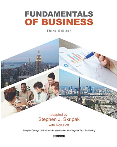 Imagen de archivo de Fundamentals of Business, third Edition a la venta por The Book Cellar, LLC