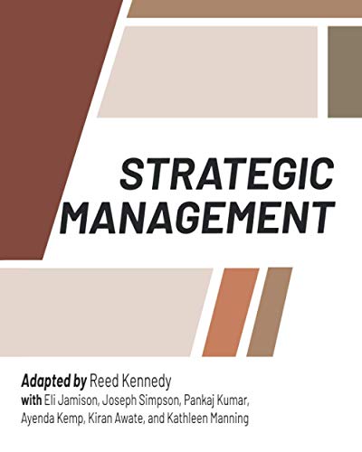9781949373899: Strategic Management (b&w)