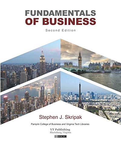 Imagen de archivo de Fundamentals of Business a la venta por Better World Books