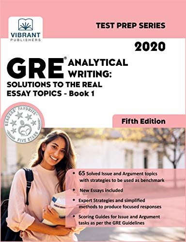 Stock image for GRE Analytical Writing: Solutions to the Real Essay Topics - Book 1 (Fifth Edition) for sale by Goodwill Southern California