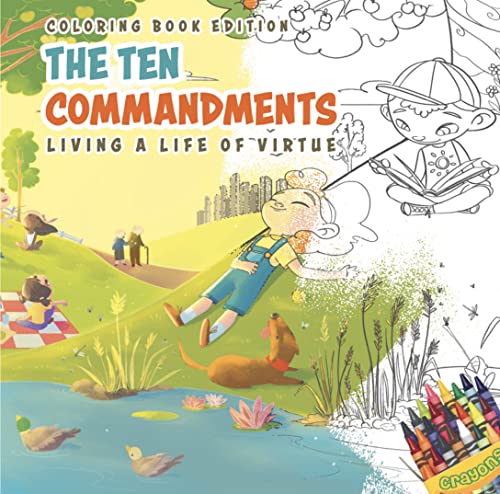 Imagen de archivo de The Ten Commandments: Coloring Book Edition a la venta por ThriftBooks-Atlanta