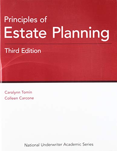 Stock image for Principles of Estate Planning, 3rd Edition (National Underwriter Academic) for sale by Save With Sam