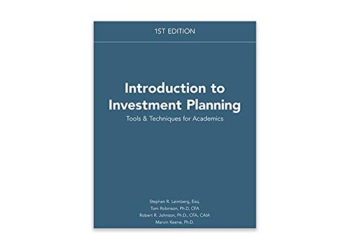 Stock image for Introduction to Investment Planning: Tools Techniques for Academics for sale by suffolkbooks