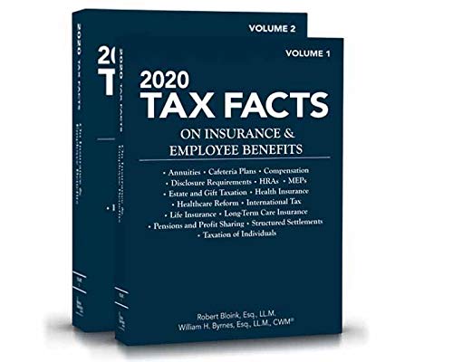Stock image for 2020 Tax Facts on Insurance & Employee Benefits (Volumes 1 & 2) for sale by ThriftBooks-Dallas
