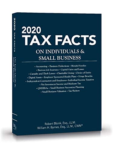 Stock image for 2020 Tax Facts Individuals & Small Business for sale by ThriftBooks-Dallas
