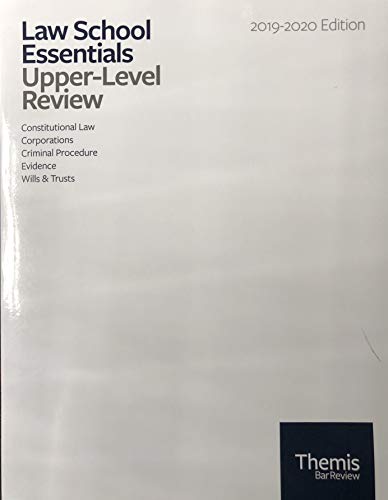 Imagen de archivo de Law School Essentials Upper Level Review 2019-2020 a la venta por Better World Books