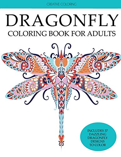 Stock image for Dragonfly Coloring Book for Adults for sale by Half Price Books Inc.
