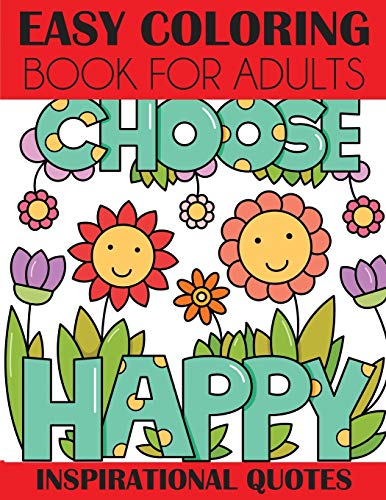 Stock image for Easy Coloring Book for Adults: Inspirational Quotes for sale by Goodwill Books