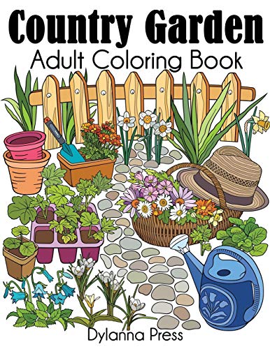 Imagen de archivo de Country Garden Adult Coloring Book a la venta por Decluttr