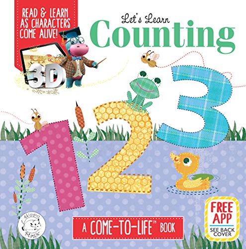 Stock image for Let's Learn Counting 123 - Augmented Reality - Come-to-Life Book - Padded Board Book - Educational for sale by Half Price Books Inc.