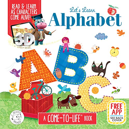 Imagen de archivo de Let's Learn Alphabet ABC - Augmented Reality - Come-to-Life Book - Padded Board Book - Educational a la venta por HPB-Ruby