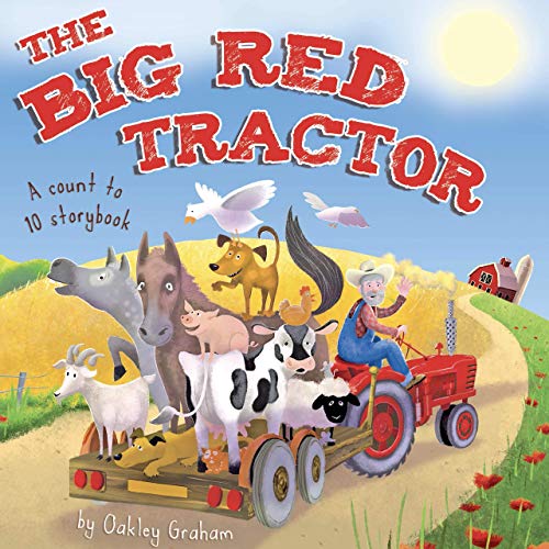 Beispielbild fr The Big Red Tractor - Little Hippo Books - Children's Padded Board Book zum Verkauf von Wonder Book