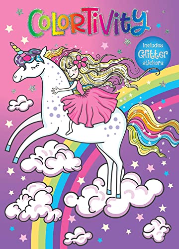 9781950146642: Colortivity: Unicorn with Glitter Stickers