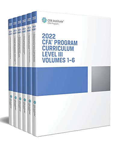 Image d'archives pour 2022 CFA Program Curriculum Level III Box Set mis en vente par AHA-BUCH GmbH
