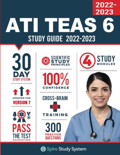 Beispielbild fr ATI TEAS 7 Study Guide : Spire Study System and ATI TEAS Test Prep Guide with ATI TEAS Version 7 Practice Test Review Questions zum Verkauf von Better World Books