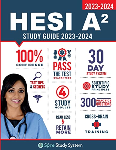 Stock image for HESI A2 Study Guide: Spire Study System & HESI A2 Test Prep Guide with HESI A2 Practice Test Review Questions for the HESI A2 Exam for sale by HPB-Red