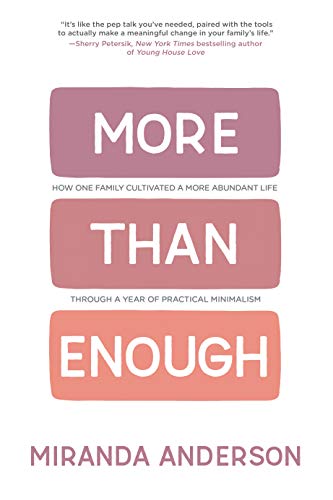 Stock image for More Than Enough: How One Family Cultivated A More Abundant Life Through A Year Of Practical Minimalism for sale by Jenson Books Inc