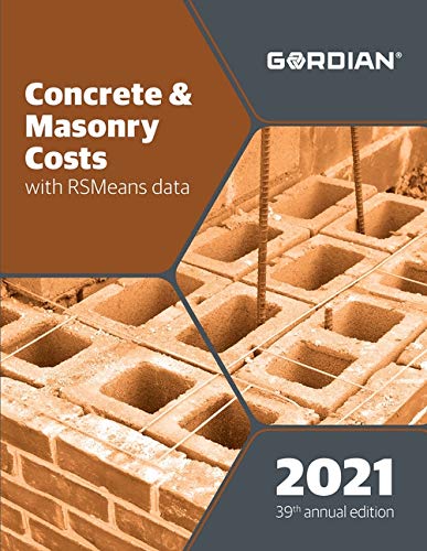 9781950656530: Concrete & Masonry Costs With RSMeans Data 2021 (Means Concrete & Masonry Cost Data)