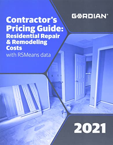 9781950656691: Contractor's Pricing Guide with RSMeans Data 2021: Residential Repair & Remodeling Costs