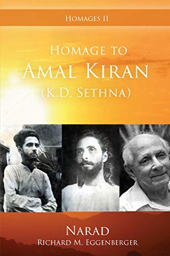 Stock image for Homage to Amal Kiran (K.D. Sethna) (Homages) for sale by Lucky's Textbooks