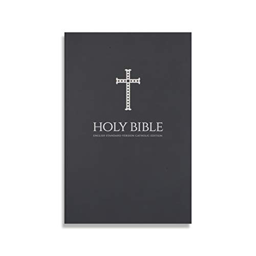 Stock image for Catholic Bible - ESV Catholic Edition - Gray Cross Paperback for sale by GoldenDragon