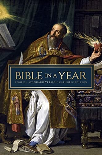 Stock image for Bible in a Year - ESV Catholic Edition - St. Augustine Paperback for sale by Wizard Books