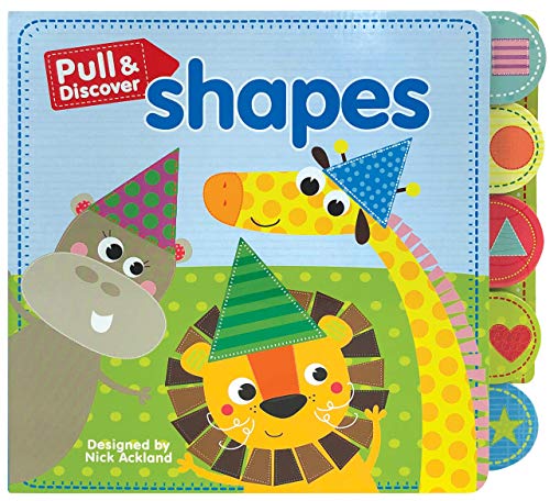 9781950951451: Pull & Discover: Shapes - Children's Board Book - Educational