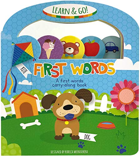 9781950951567: Learn & Go: First Words - Children's Board Book - Educational