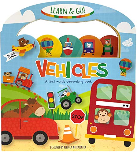 9781950951581: Learn & Go: Vehicles - Children's Board Book - Educational