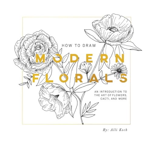 Beispielbild fr How To Draw Modern Florals (Mini) A PocketSized Road Trip Edition zum Verkauf von Revaluation Books
