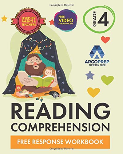 Stock image for 4th Grade Reading Comprehension Workbook: Daily Practice Workbook - Part II: Free Response | 600+ Practice Questions and Video Explanations | Argo Brothers for sale by SecondSale