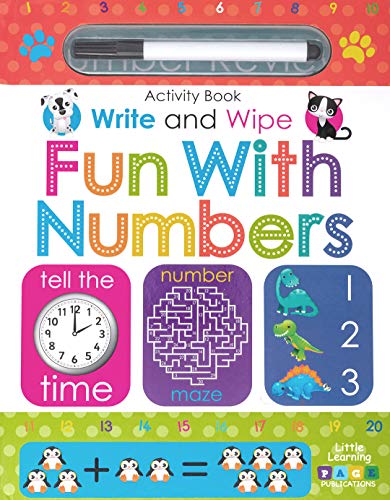 Stock image for Page Publications Collection - Write and Wipe Fun With Numbers - Best Activity Book - Early Learning for Children - Perfect for Age 1 to 4 for sale by SecondSale