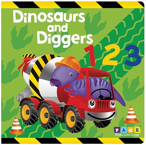 Beispielbild fr Page Publications Collection | Books for 3 Year Olds | Dinosaurs and Diggers 123 Toddlers Counting Books | Baby Books for Early Learning | Kids & Childrens Books Ages 2-4 zum Verkauf von SecondSale