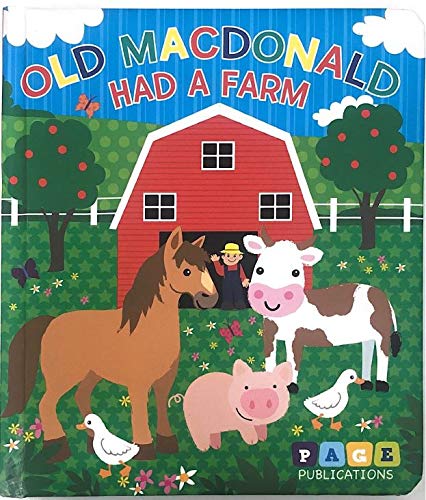 Beispielbild fr Old MacDonald Had a Farm - Sing-along Song Kids Books - Childrens Books - Toddler Books by Page Publications zum Verkauf von ZBK Books