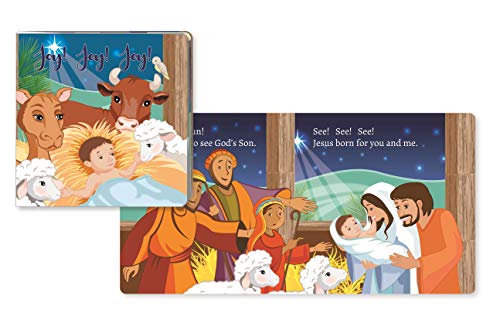 Stock image for Joy Joy Joy-Board Book (Luke 2:10 NLT) for sale by Half Price Books Inc.