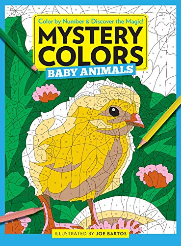 Stock image for Mystery Colors: Baby Animals: Color By Number & Discover the Magic for sale by HPB-Diamond