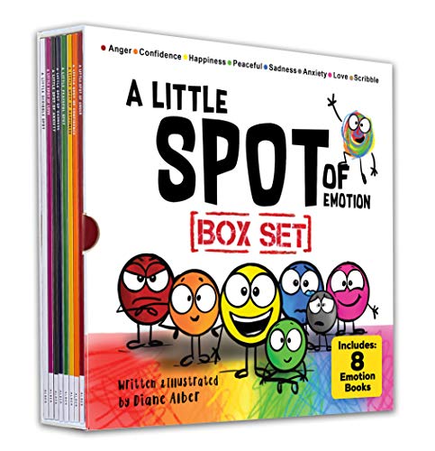 Stock image for A Little SPOT of Emotion 8 Book Box Set (Books 1-8: Anger, Anxiety, Peaceful, Happiness, Sadness, Confidence, Love, Scribble Emotion) for sale by Hafa Adai Books