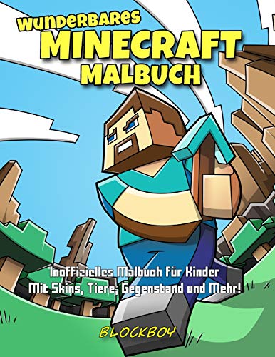 Beispielbild fr Wunderbares Minecraft-Malbuch: Inoffizielles Malbuch fr Kinder - Mit Skins, Tiere, Gegenstand und Mehr! zum Verkauf von Revaluation Books