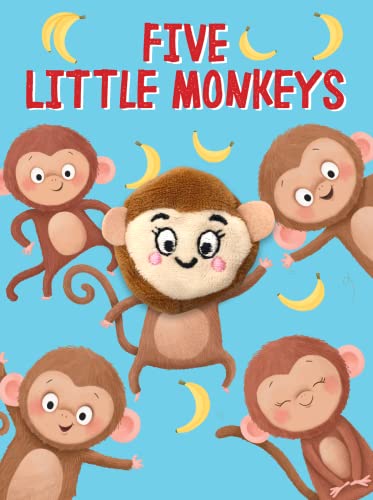 Imagen de archivo de Five Little Monkeys - Children's Finger Puppet Board Book a la venta por Gulf Coast Books