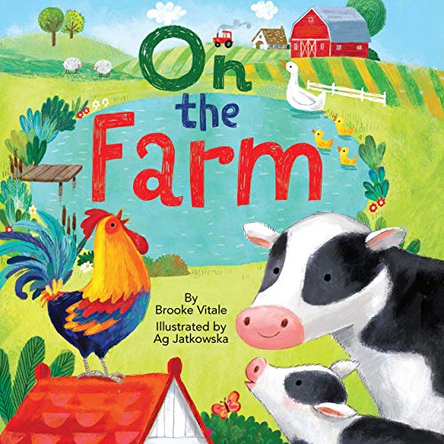 Beispielbild fr On the Farm - Children's Chunky Padded Board Book zum Verkauf von Once Upon A Time Books