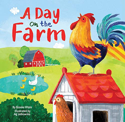 Beispielbild fr A Day on the Farm - Children's Padded Board Book - Farm Animals zum Verkauf von SecondSale