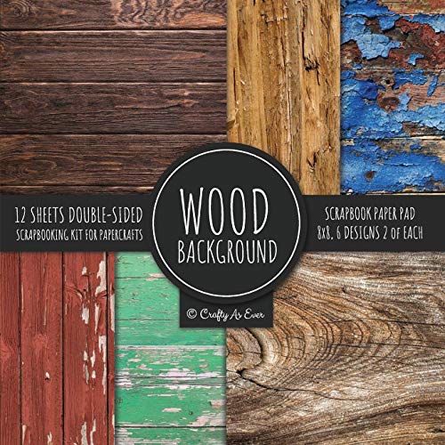Stock image for Wood Background Scrapbook Paper Pad 8x8 Scrapbooking Kit for Papercrafts, Cardmaking, DIY Crafts, Rustic Texture Design, Multicolor for sale by GF Books, Inc.