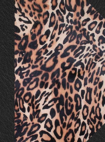 Stock image for Notary Journal: Hardbound Public Record Book for Women, Logbook for Notarial Acts, 390 Entries, 8.5" x 11", Leopard Print Cover for sale by Lucky's Textbooks