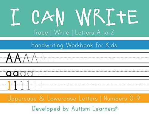 Imagen de archivo de I Can Write: Uppercase and Lowercase Letter Handwriting Workbook a la venta por Lucky's Textbooks