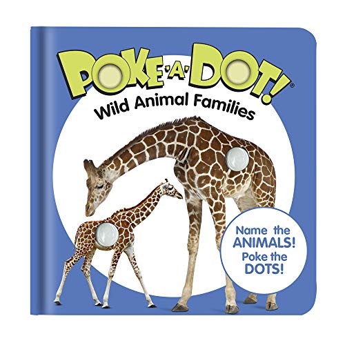 Stock image for Melissa & Doug Childrens Book " Poke-a-Dot: Wild Animal Families (Board Book with Buttons to Pop) for sale by Once Upon A Time Books