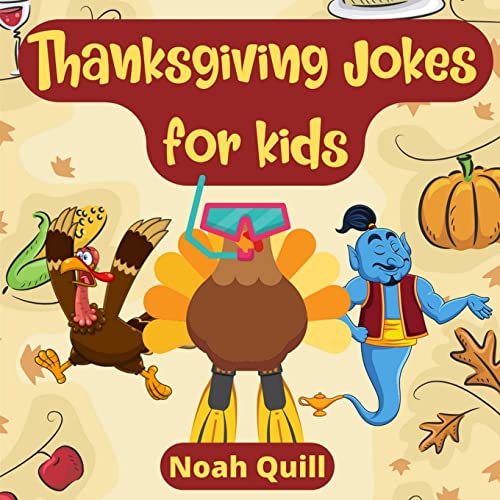 Imagen de archivo de Thanksgiving jokes for kids: Funny picture book filled with illustrated puns and riddles for this special holiday a la venta por Buchpark