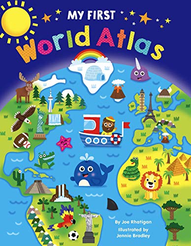 Stock image for My First World Atlas - Padded Board Book - Educational for sale by Revaluation Books