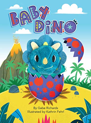 9781952137532: Baby Dino - Childrens Oversized Finger Puppet Board Book - Interactive - Novelty