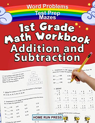 Imagen de archivo de 1st Grade Math Workbook Addition and Subtraction: Grade 1 Workbooks, Math Books for 1st Graders, Ages 4-8 a la venta por GF Books, Inc.