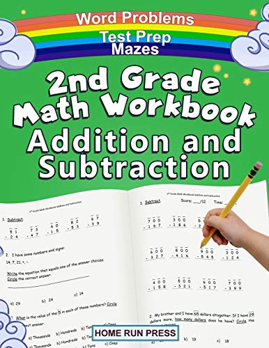 Imagen de archivo de 2nd Grade Math Workbook Addition and Subtraction: Second Grade Workbook, Timed Tests, Ages 4 to 8 years a la venta por PlumCircle